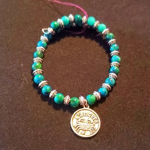 Zodiac Cancer Wrap Bracelet